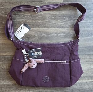 Kipling Alenya Crossbody Plum Medium Shoulder Bag